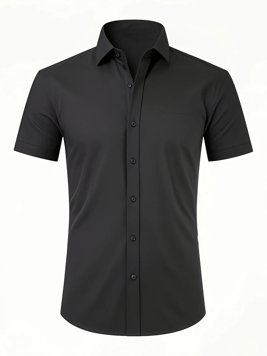 Ezra - Elegante Camicia Vestibilità Aderente Con Bottoni