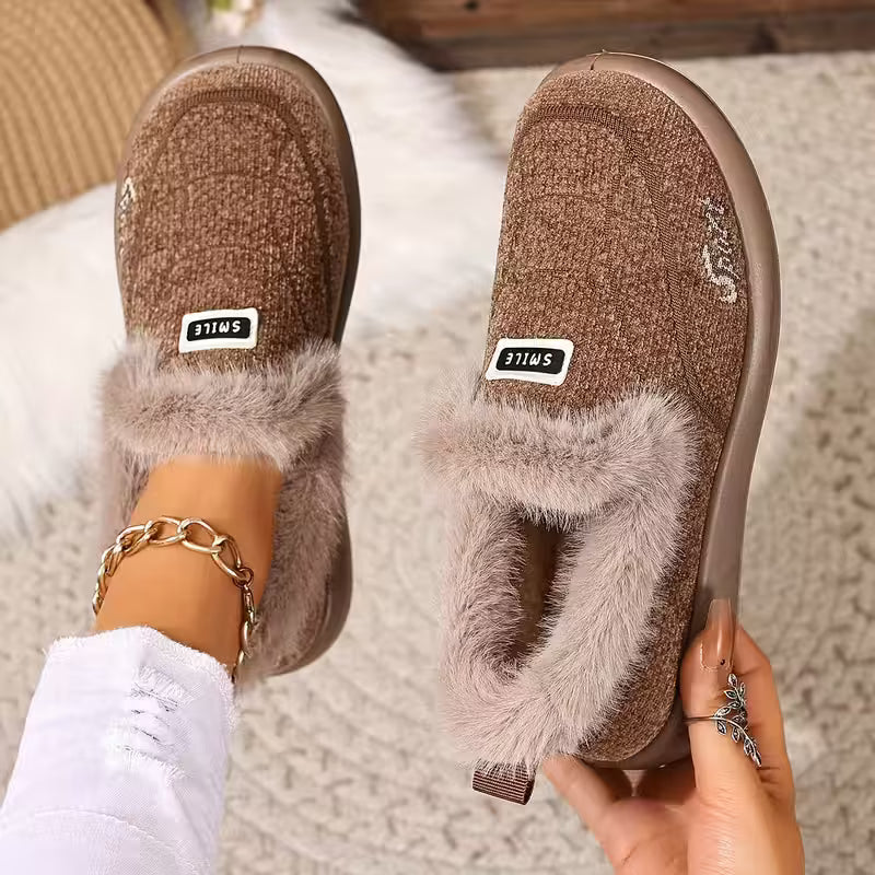 Nolani - Pantofole Invernali Alla Moda In Pelliccia Sintetica