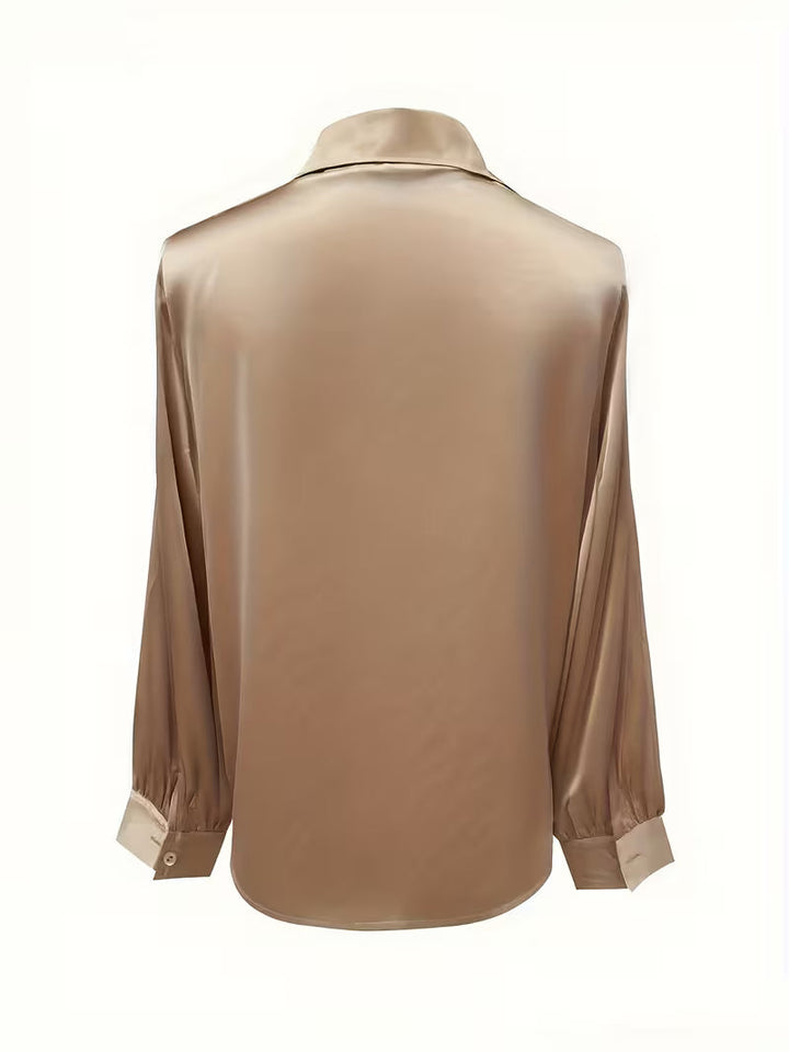 Leylah - Elegante Camicetta a Maniche Lunghe