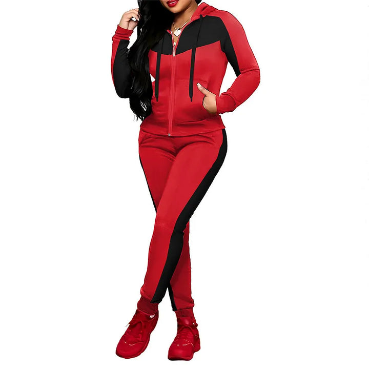 Meesha - Completo Da Ginnastica a Due Pezzi Con Effetto Color Block