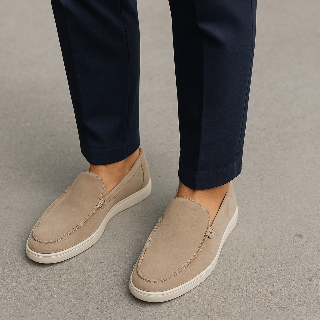 Gebhard - Elegante Mocassino in Pelle Scamosciata