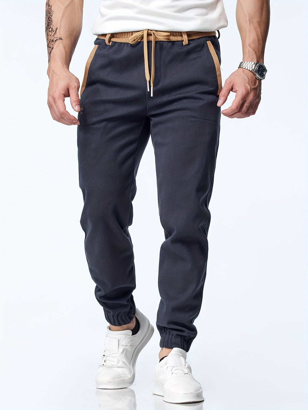 Timothy - Pantaloni Casual Alla  Con Elastico In Vita
