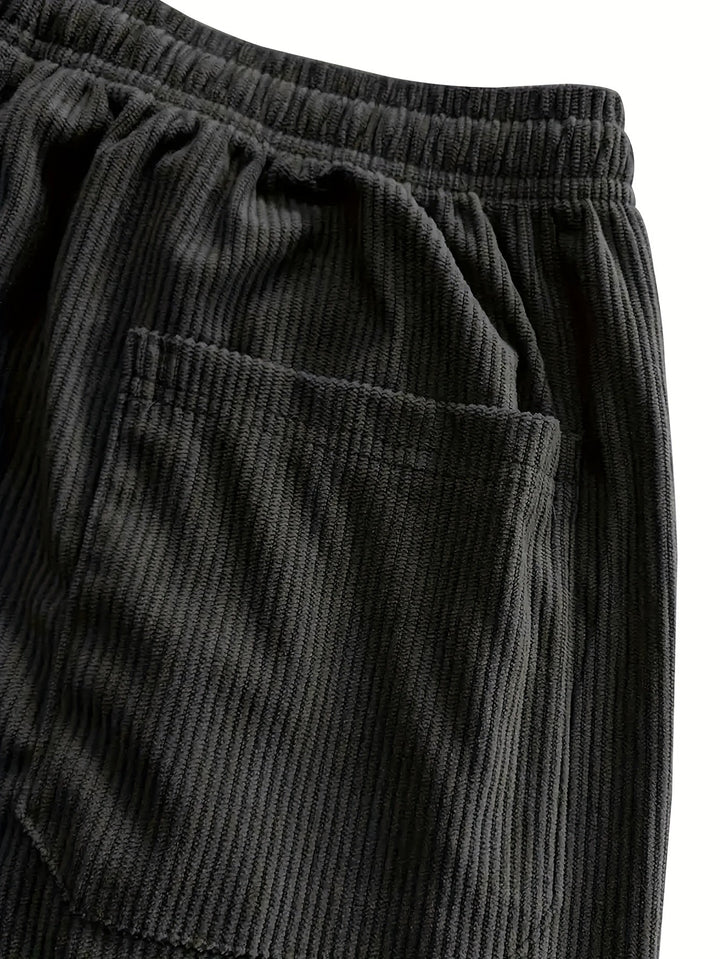 Asher - Pantaloni Gamba Dritta Con Coulisse Vita