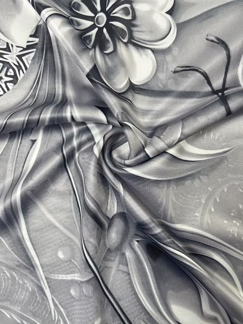 Ljiljana - Top Alla Moda Con Stampa Floreale