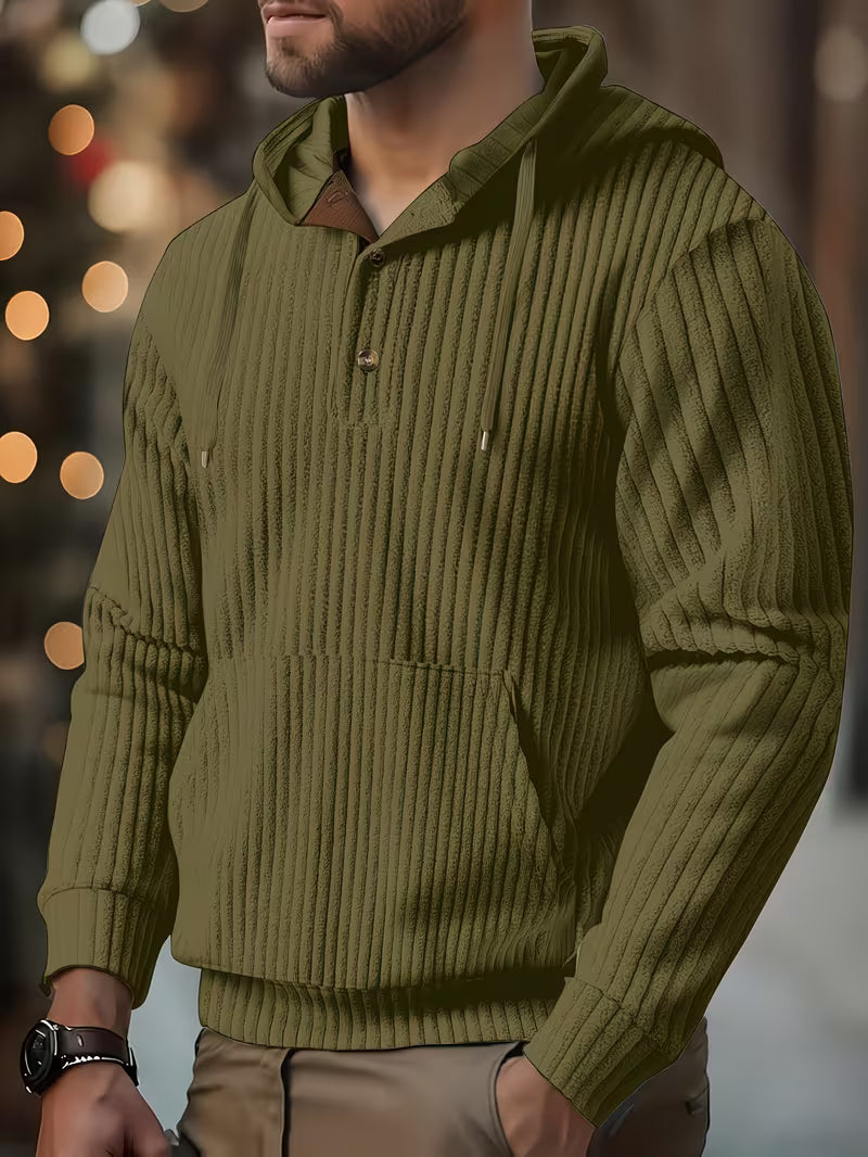 Colman - Elegante Felpa Con Cappuccio e Consistenza