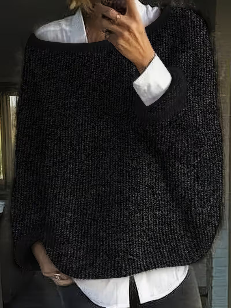 Maristela - Maglione Casual a Maniche Lunghe