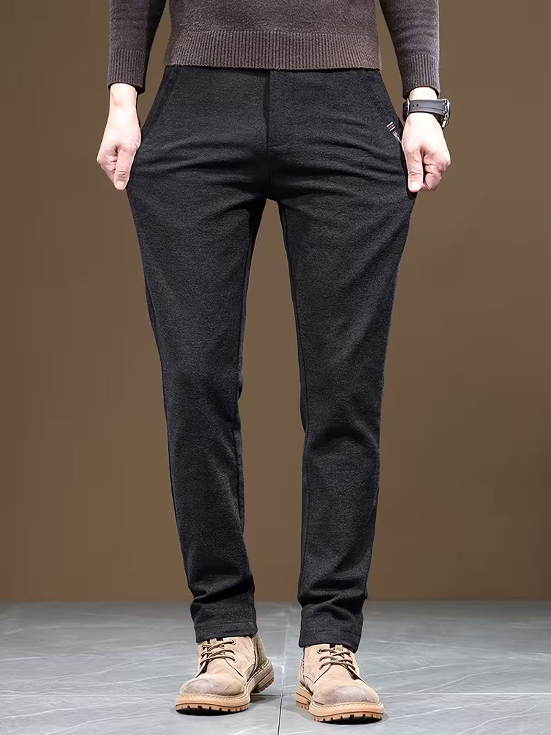 Talcott - Pantaloni Casual Dalla Vestibilità Slim Con Effetto Testurizzato