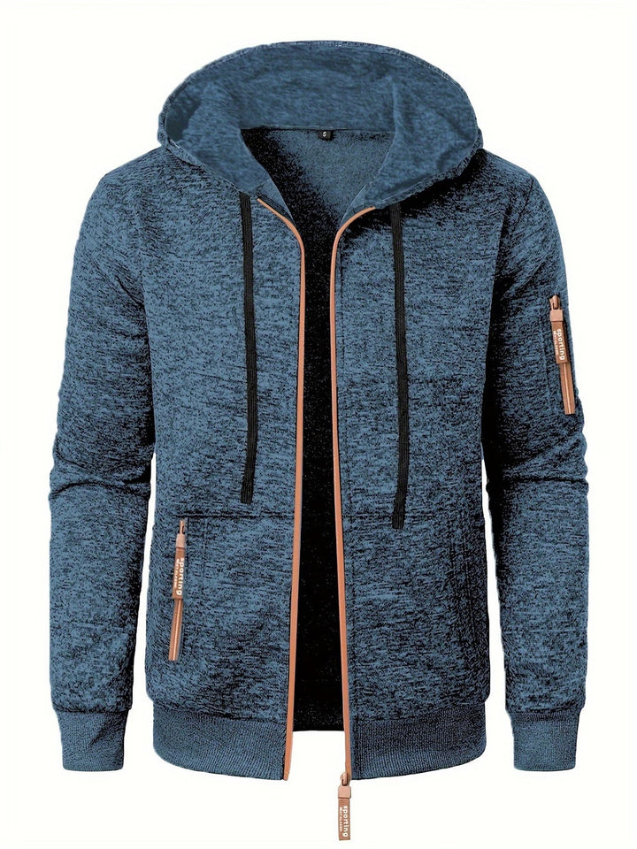 Ewen - Felpa Con Cappuccio a Maniche Lunghe E Zip