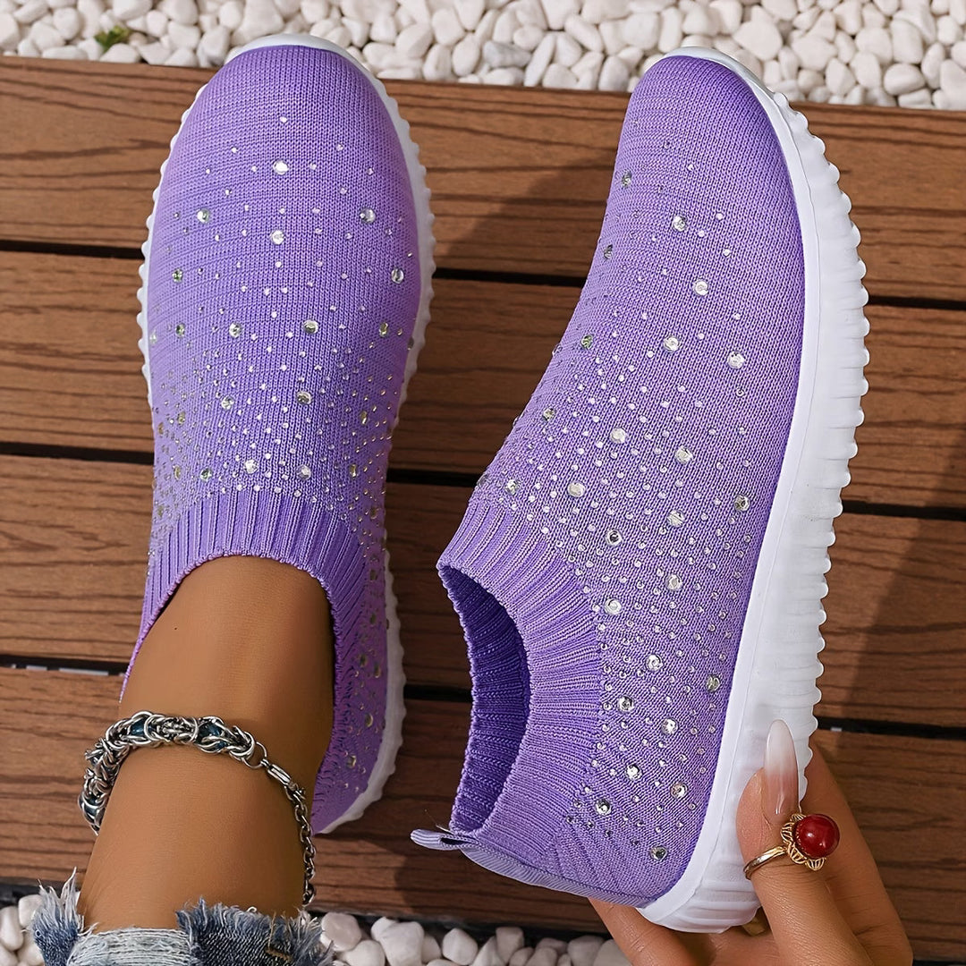 Elizaa - Comoda Sneaker Con Strass
