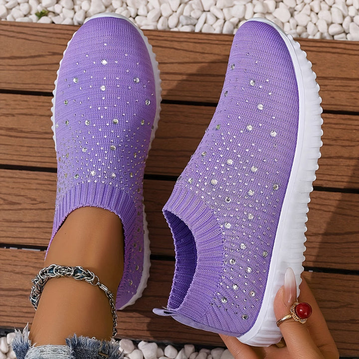 Elizaa - Comoda Sneaker Con Strass