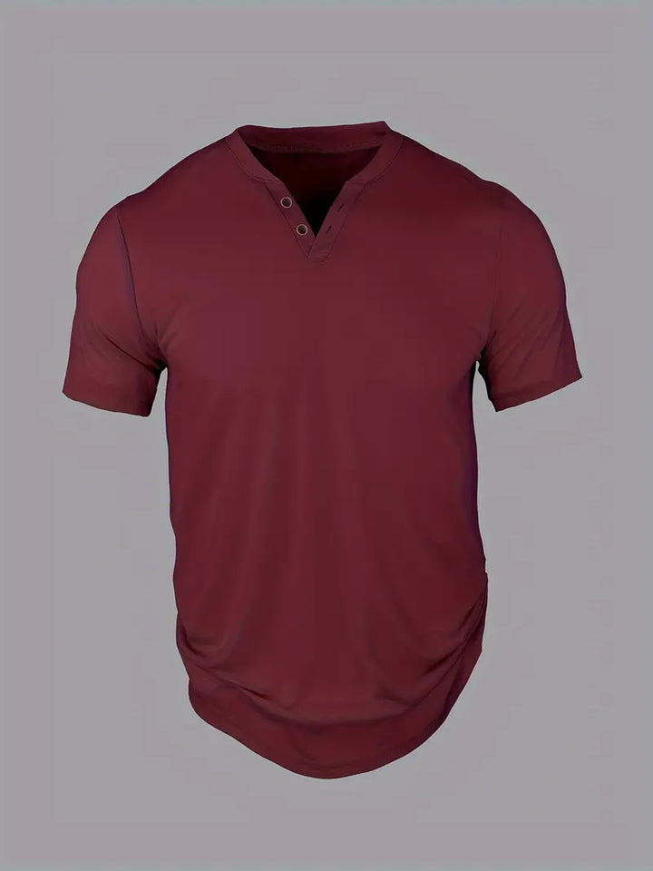 Eligio - Maglietta in Maglia Con Bottoni