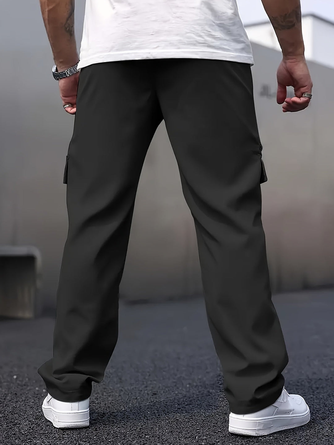 Mihai - Pantaloni Cargo Casual Con Tasche Multiplu