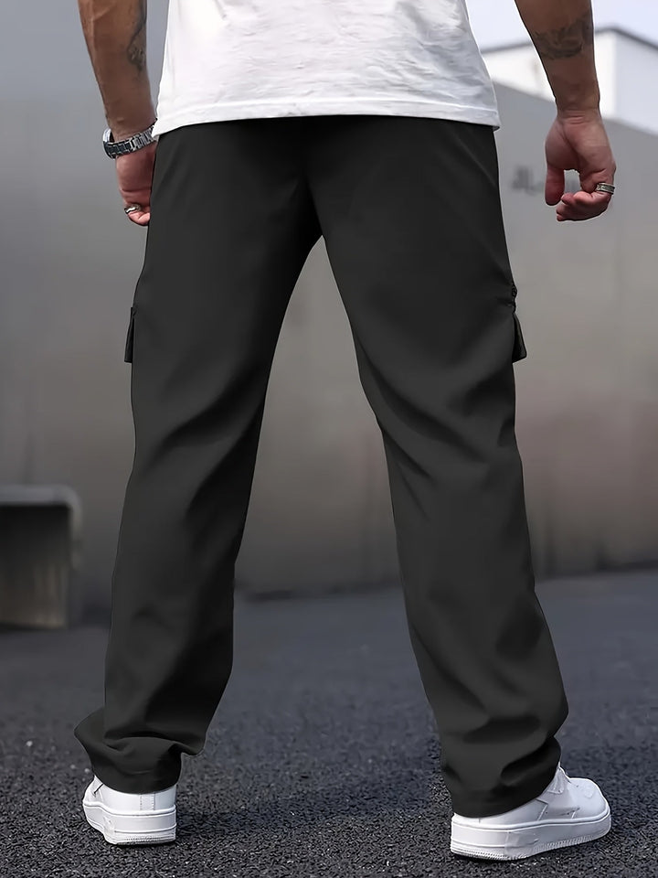 Mihai - Pantaloni Cargo Casual Con Tasche Multiplu