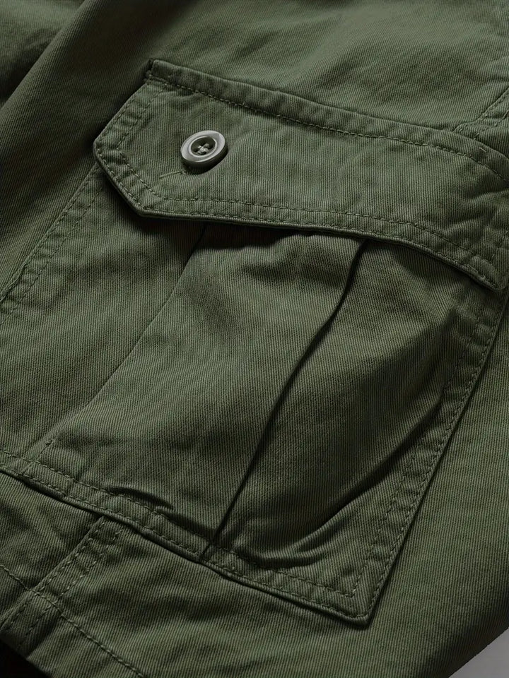 Mauro - Pantaloncini Eleganti Con Tasche Multipli