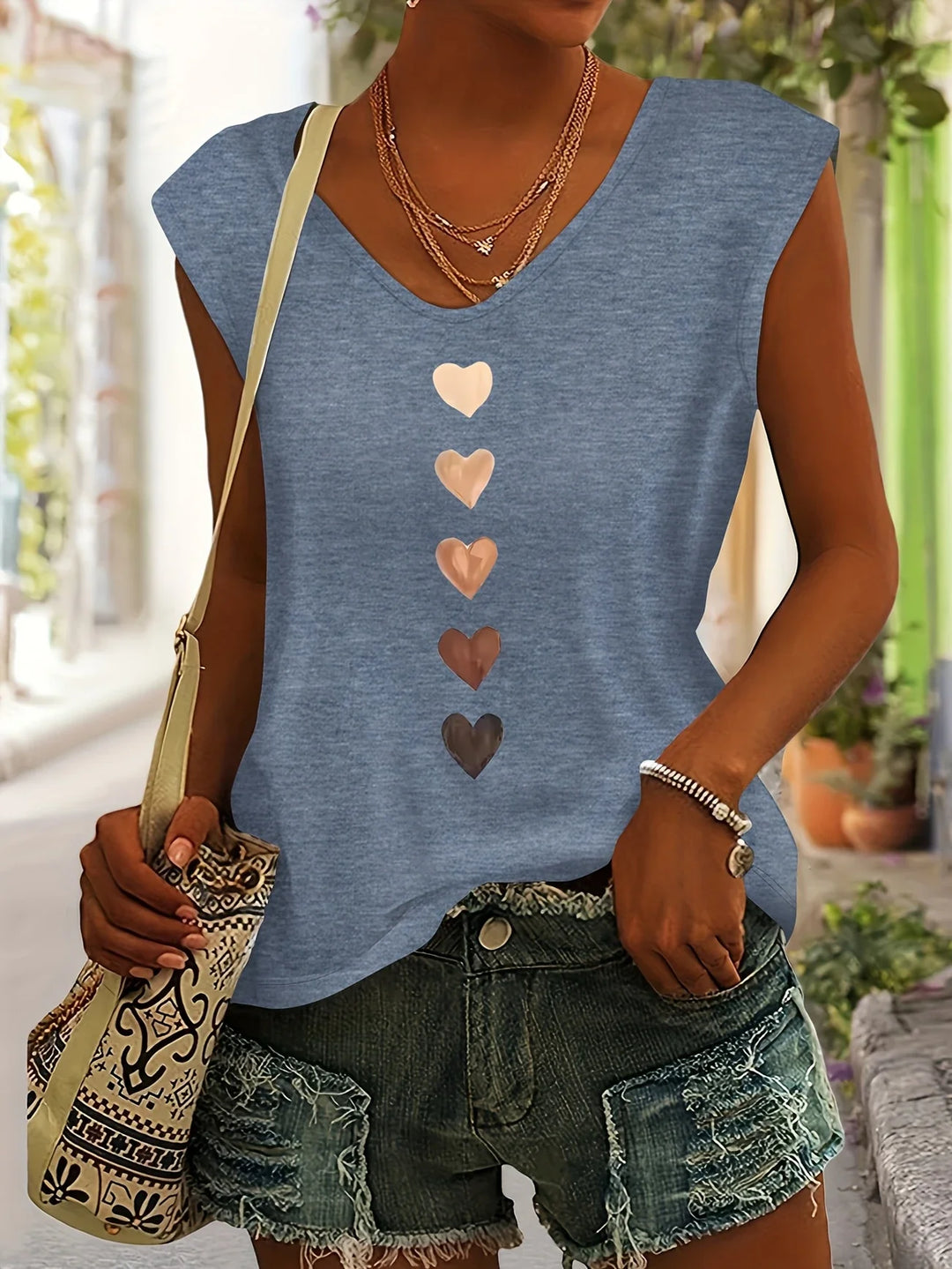 Nichole - Camicia Con Stampa A Cuore