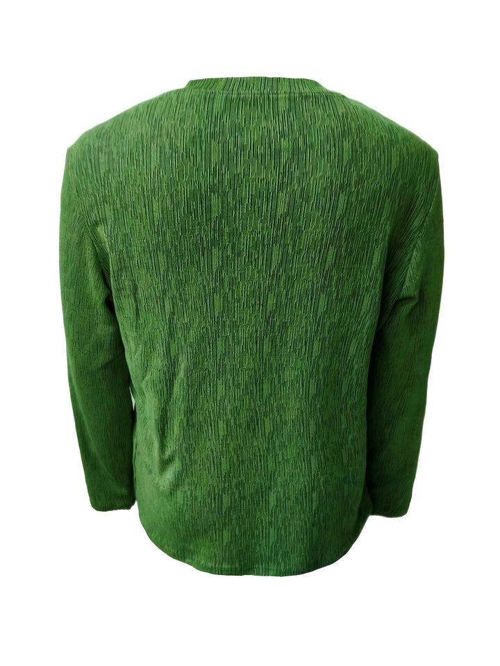 Usher - Maglietta Vestibilità Sottile Maniche Lunghe Con Scollo V