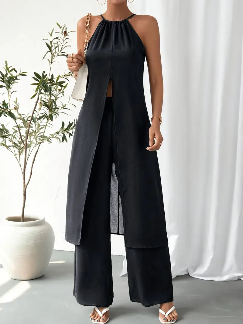 Eirini - Elegante Set Due Pezzi Senza Maniche