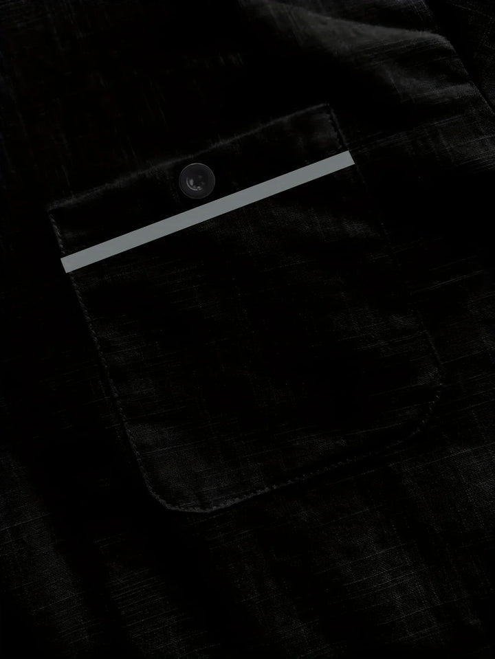 Putin - Camicia Taspirante a Maniche Corte Con Taschino