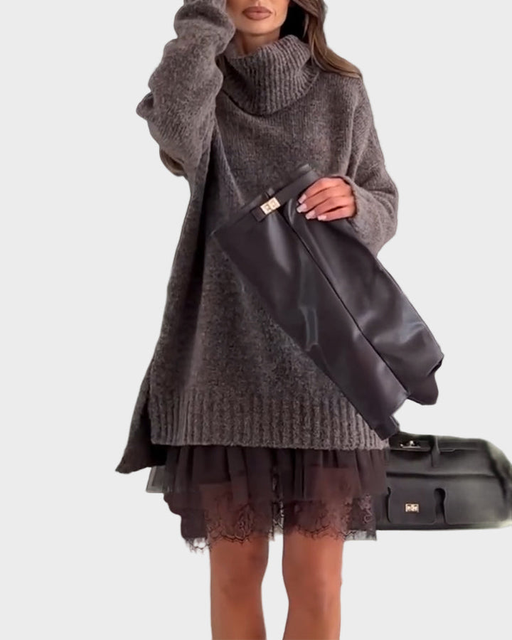 Yliane - Completo Casual a d Due Pezzi con Collo Alto