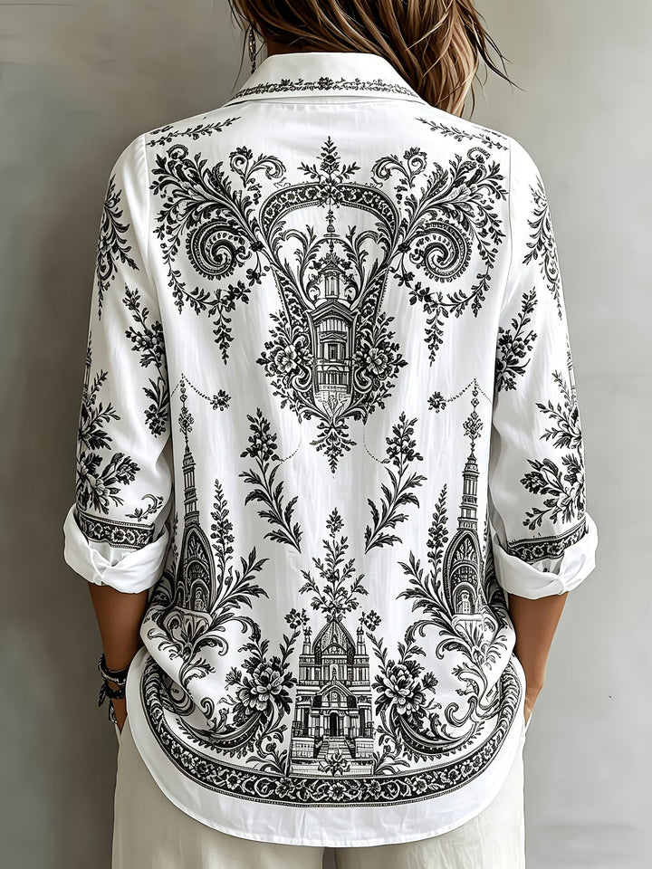 Aldana - Camicia a Maniche Lunghe Con Bottoni