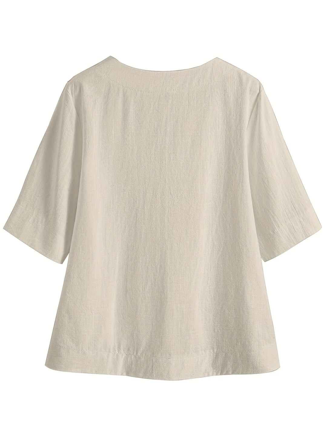 Mattea - Casual Vestibilità Ampia Top Con Scollo a V