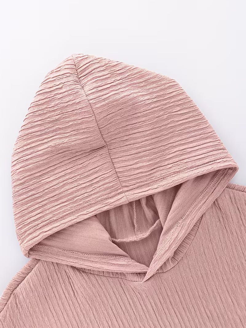 Berenika - Top Casuale Con Cappuccio e Leggings