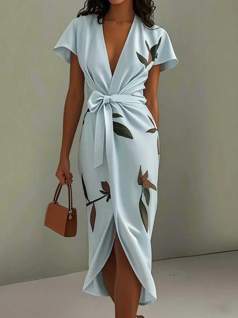Beverly - Elegante Abito In Raso Bianco
