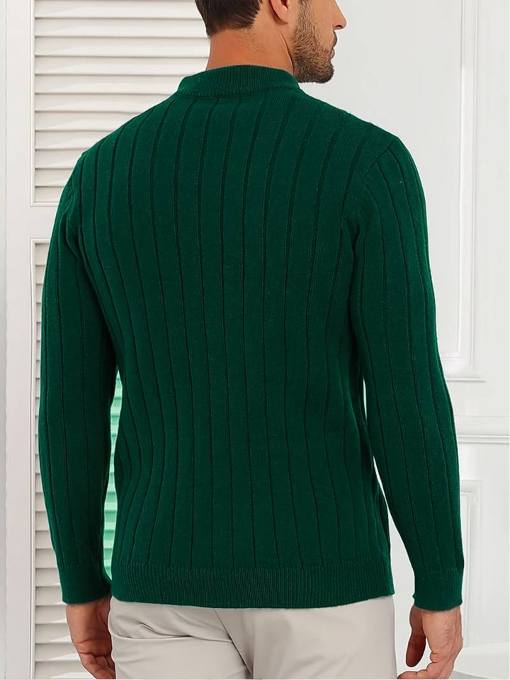 Yedidya - Maglione Casual a Maniche Lunghe Lavorato a Maglia