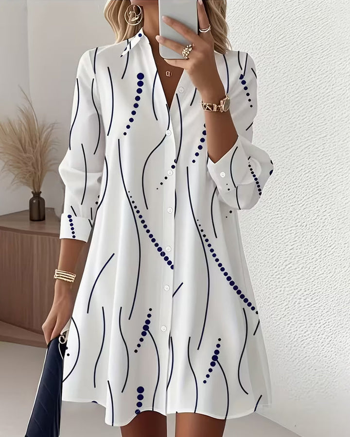 Belma - Abito Camicia Alla Moda Con Bottoni