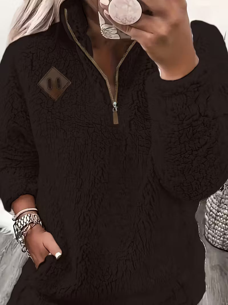 Humera - Elegante Giacca Con Zzip e Maniche Lunghe