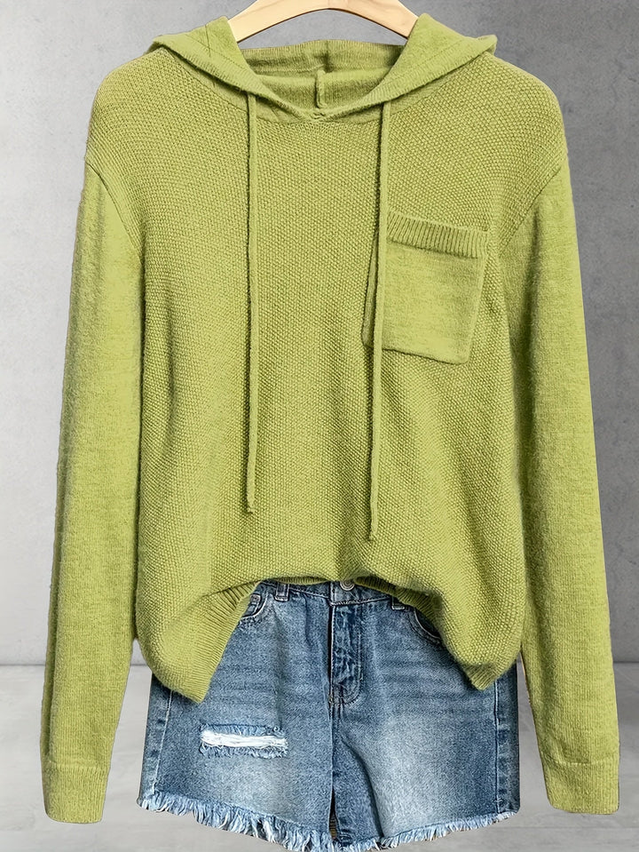 Nena - Felpa Con Cappuccio Casual a Maniche Lunghe Con Tasca Frontale