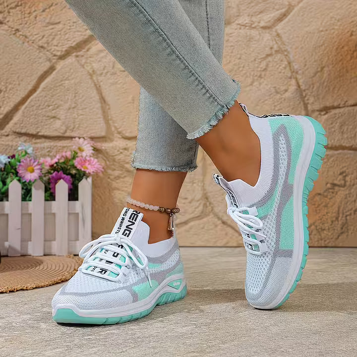 Loreta - Sneakers Traspiranti in Rete Sfumata