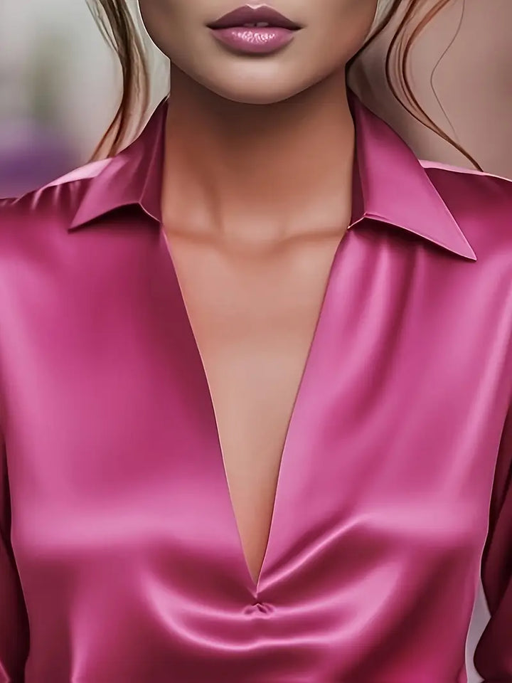 Nadene - Camicetta Con Scollo a V Premium