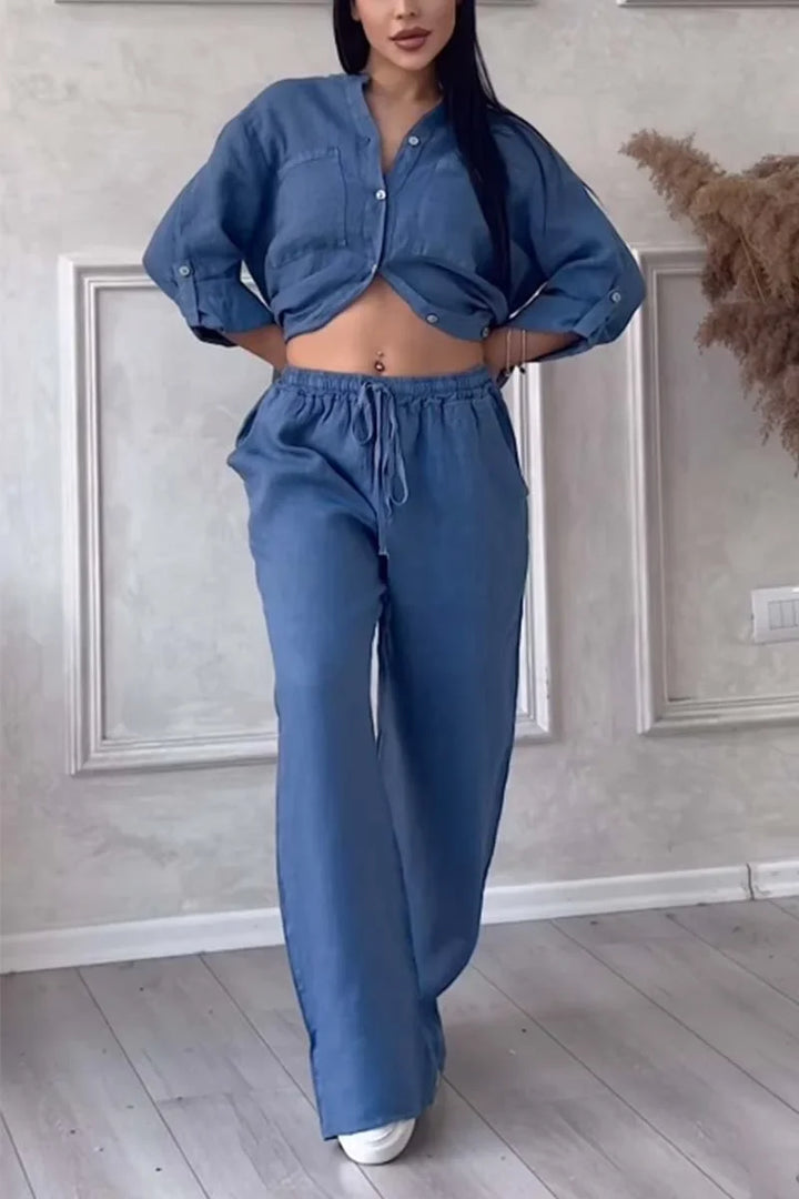 Arielle - Cotone e Lino Due Pezzi Set