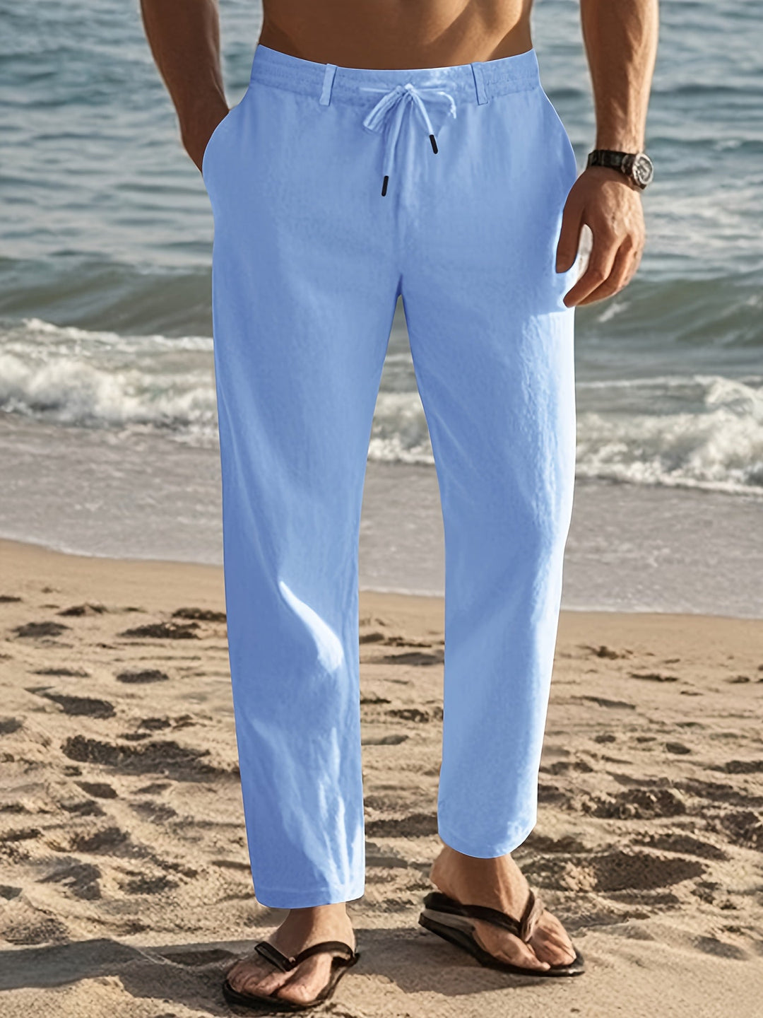 Erikas - Comodi Pantaloni Di Lino