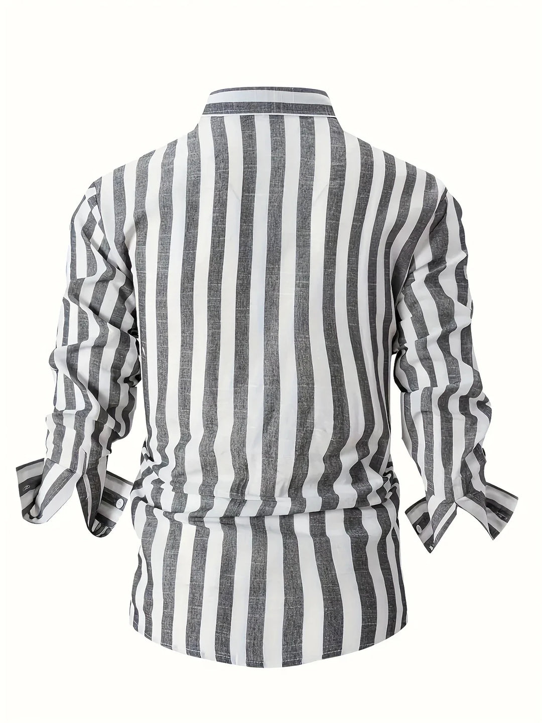 George - Elegante Camicia a Maniche Lunghe a Righe