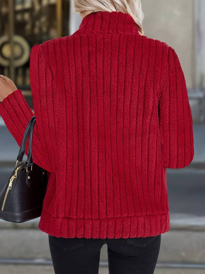 Zoharia - Elegante Giacca Invernale a Maniche Lunghe Con Tasca