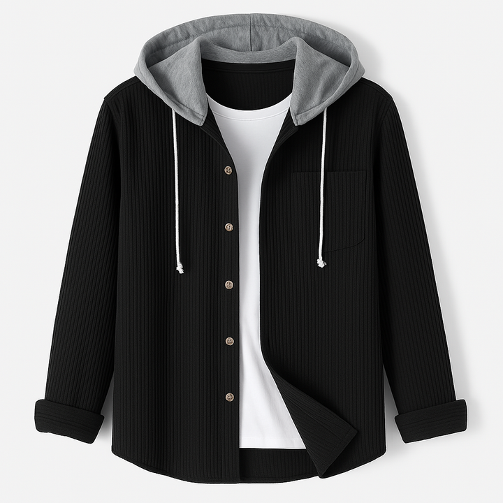 Darcy - Felpa Con Cappuccio Casual In Velluto a Coste