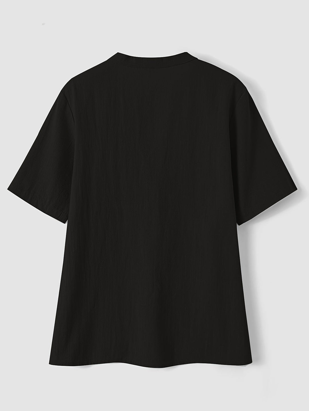 Sharron - Elegante Camicetta Con Scollo a V e Abbottonatura