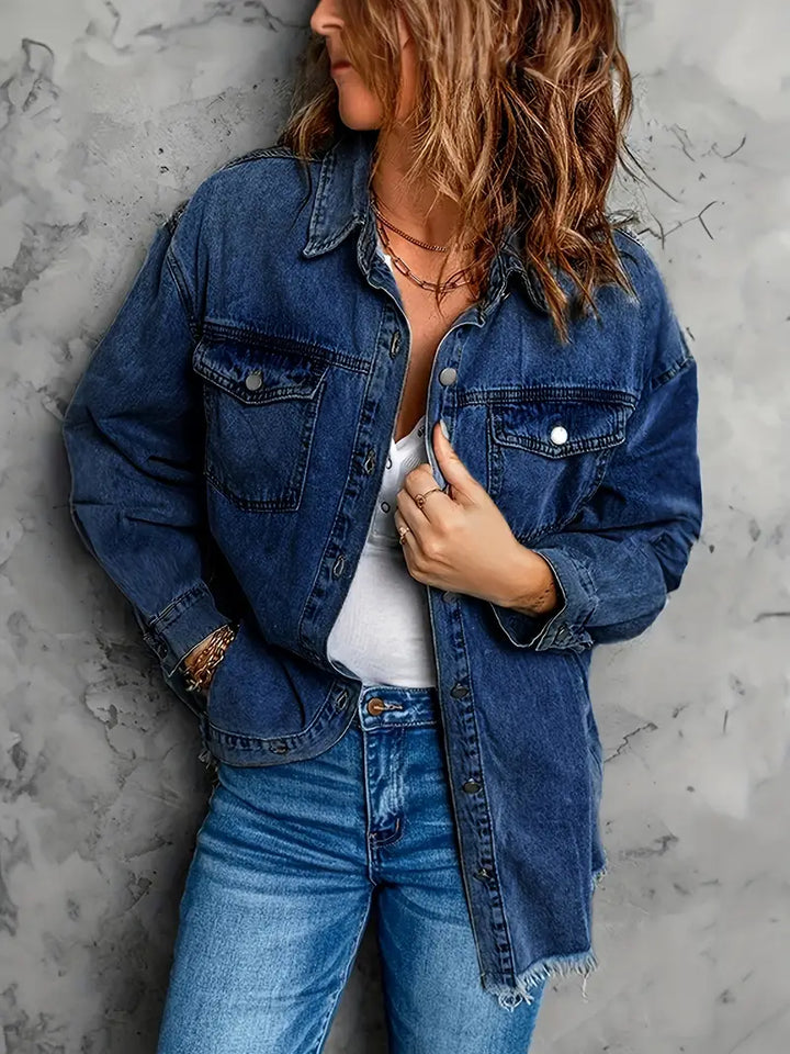Malika - Giacca Di Jeans A Maniche Lunghe