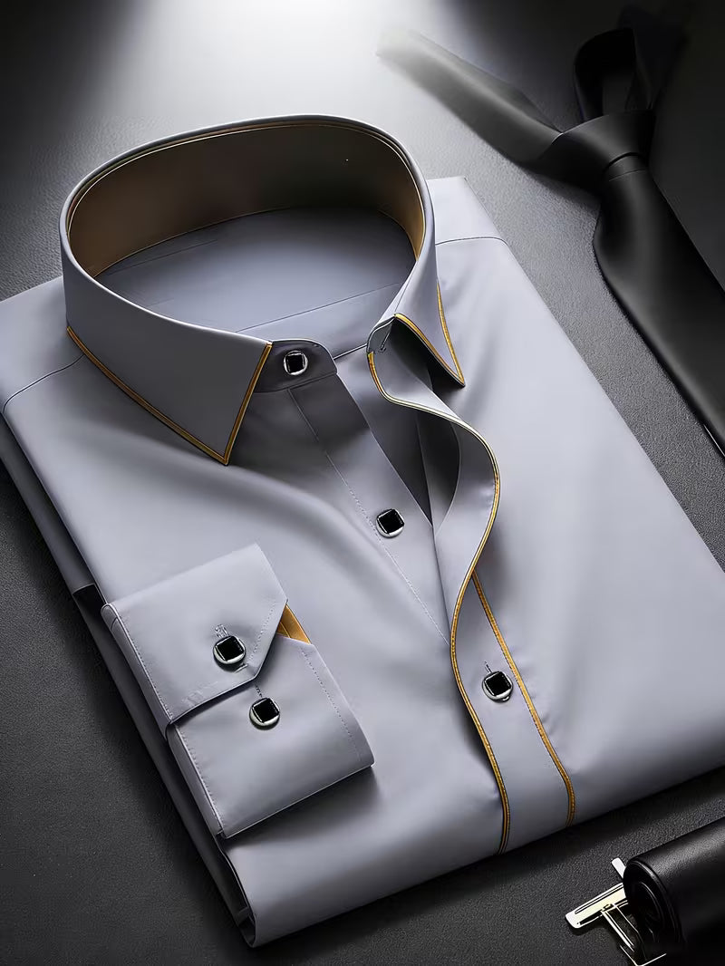 Daven - Camicia Business Vestibilità Slim Casuale