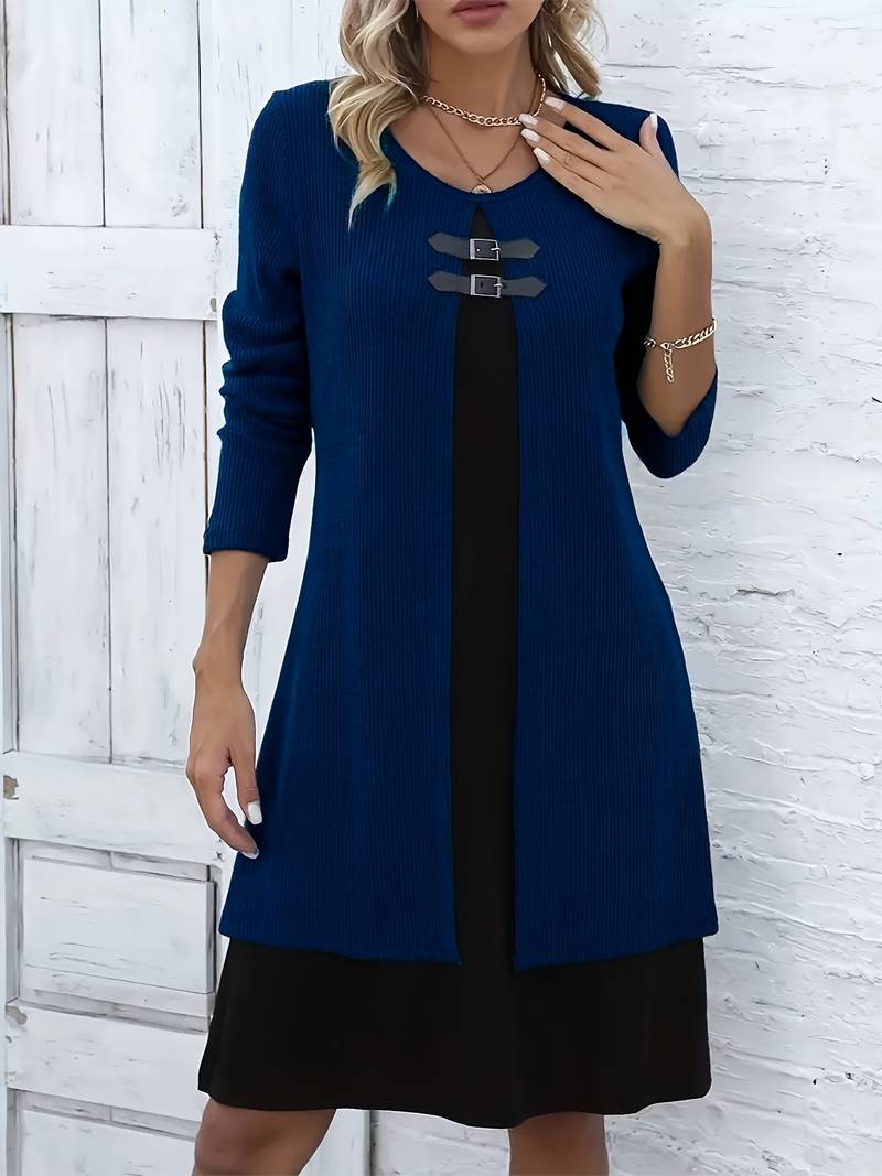 Shirahoshi - Completo Due Pezzi Con Collo Rotondo Per Autunno e Inverno
