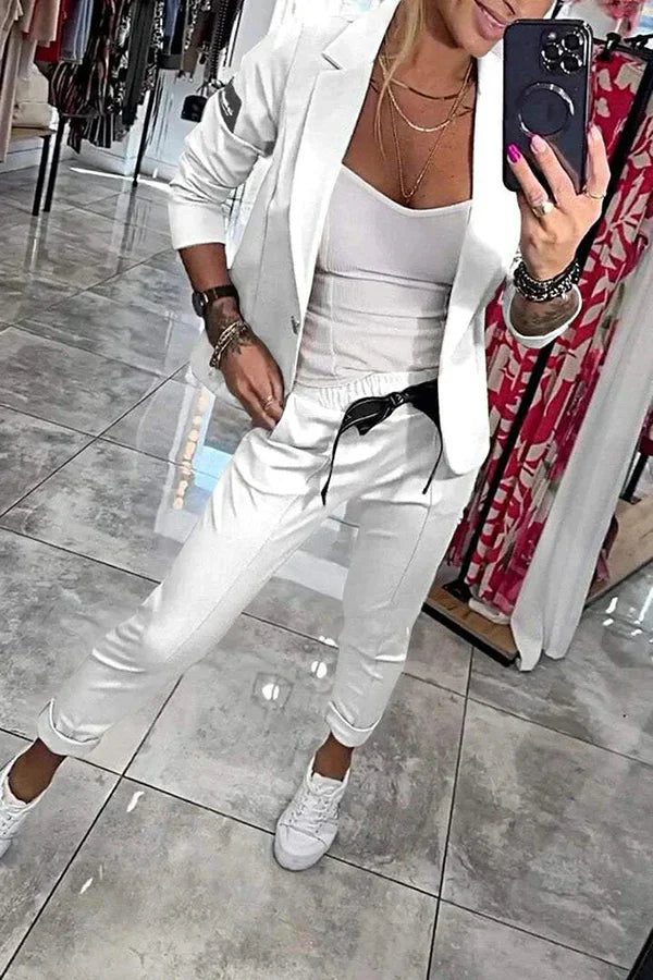 Kseniya - Elegante Set Di Blazer E Pantaloni