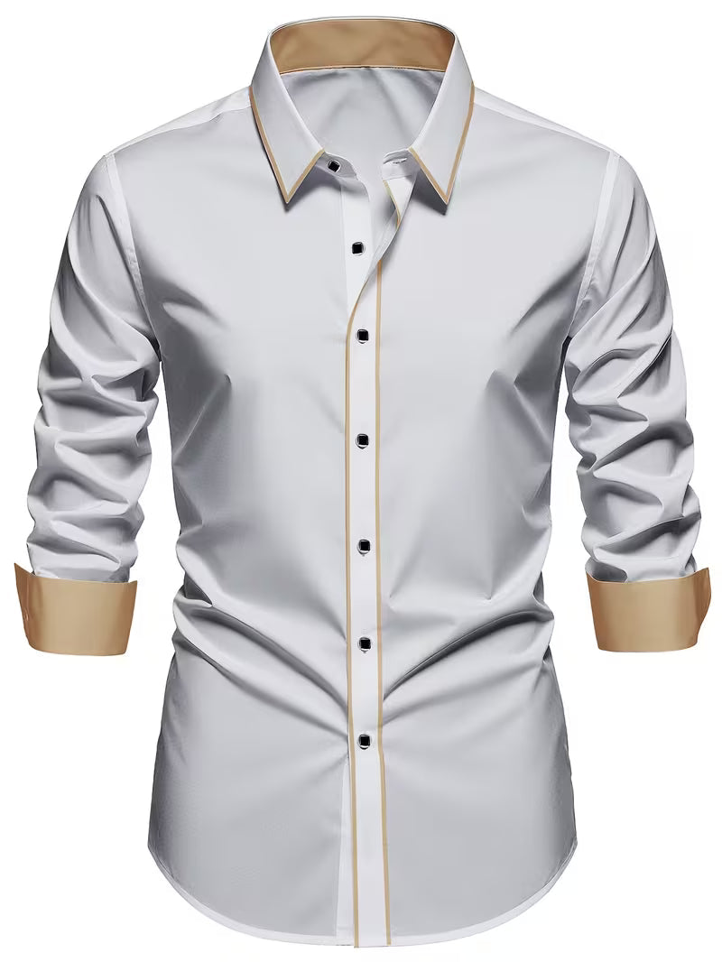 Daven - Camicia Business Vestibilità Slim Casuale