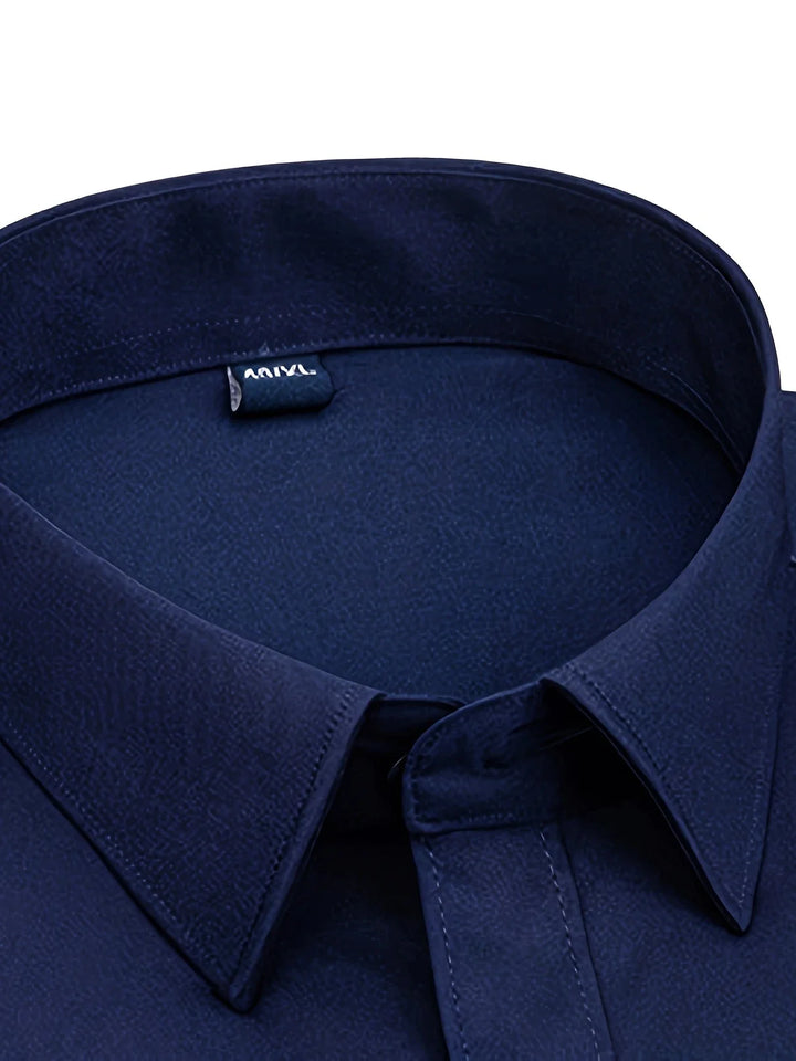 Ezra - Elegante Camicia Vestibilità Aderente Con Bottoni