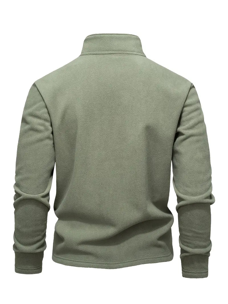 Lamar - Felpa a Maniche Lunghe Con Mezza Zip