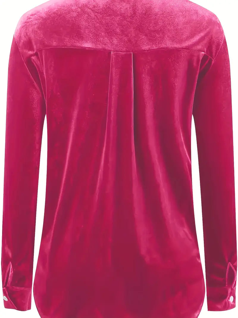 Geanie - Camicia a Maniche Lunghe Con Tasche Frontali