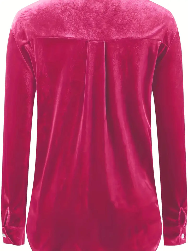 Geanie - Camicia a Maniche Lunghe Con Tasche Frontali