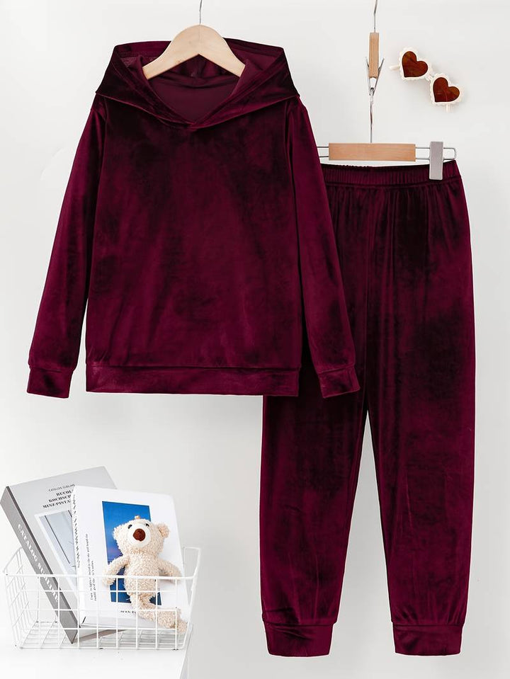 Tiferet - Elegante Set Composto da Felpa Con Cappuccio e Pantaloni