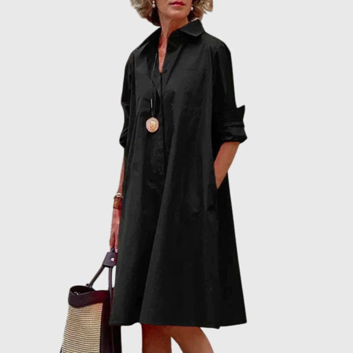 Oshadi - Elegante Miniabito Con Tasche